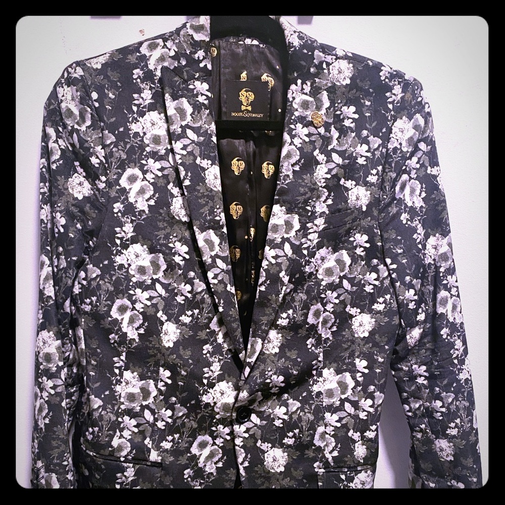 Noose & Monkey fitted blazer